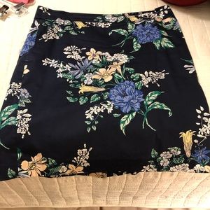 Ann Taylor Floral Pencil Skirt